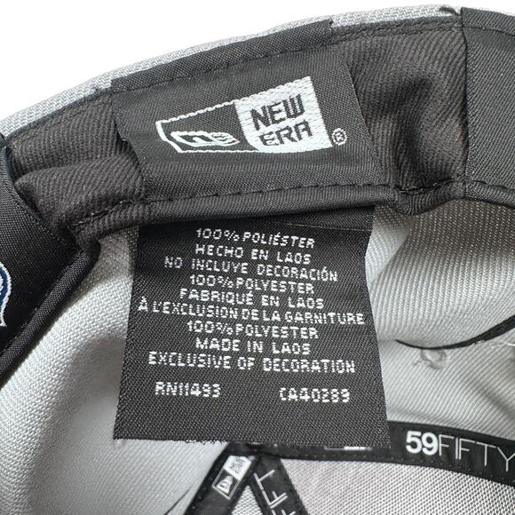 New Era 59FIFTY NFL Detroit Lions Claw Scratch Fitted Hat Men’s 7 1/4 Gray Blue - Picture 9 of 9